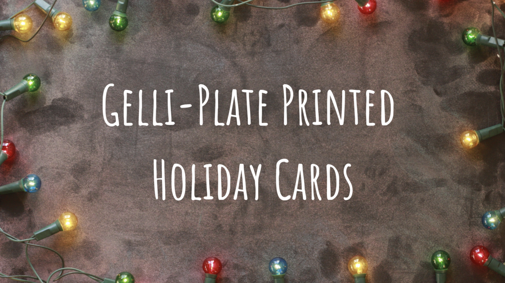 Event image Gelli-Plate Printed Holiday Cards